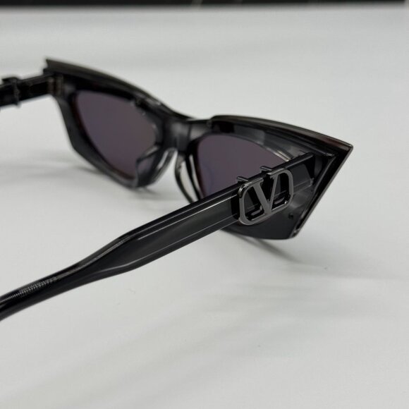 NEW V-GOLDCUT VLS-113B VALENTINO SUNGLASSES BLACK CAT EYE EYEWEAR VALENTINO - Picture 8 of 13